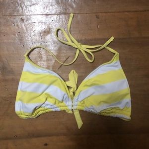 Mossimo Yellow and White Bikini